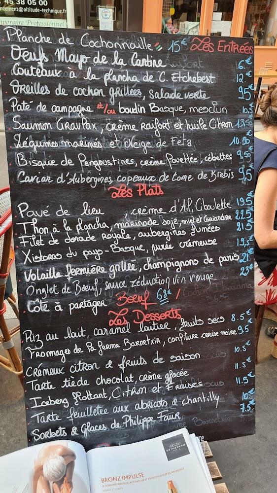 Restaurant La Cantine du Troquet Daguerre - Menu Image 4